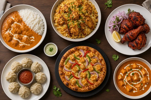 Indian dishes from Aroma Of India, 607 Macleod Trail SE in downtown Calgary