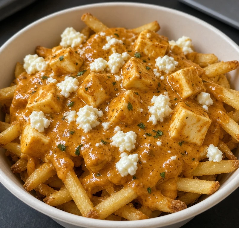 Shahi paneer poutine with an Indian touch at Aroma Of India, Calgary